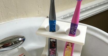 wide toothbrush holder jediknight0 download free stl model printablescom 3d models household bathroom 3d print model - Mito3D