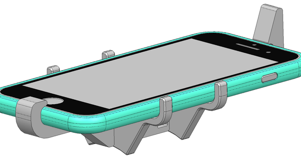 Mela i phone se 2 bicicletta stelo montare ingegneria tipo 3D Modelli gli sport all'aperto thingiverse 3d print model - Mito3D