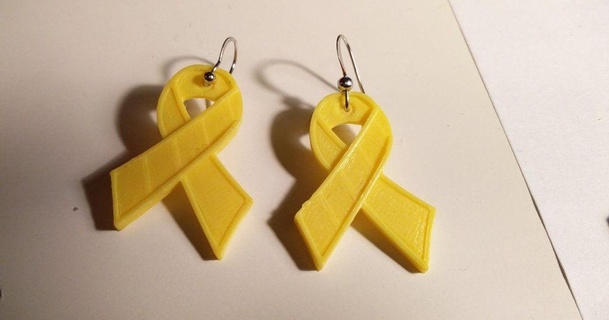 arracades lla groc scrum 3D Models Fashion Women earrings yellow thingiverse llibertat 3d print model - Mito3D