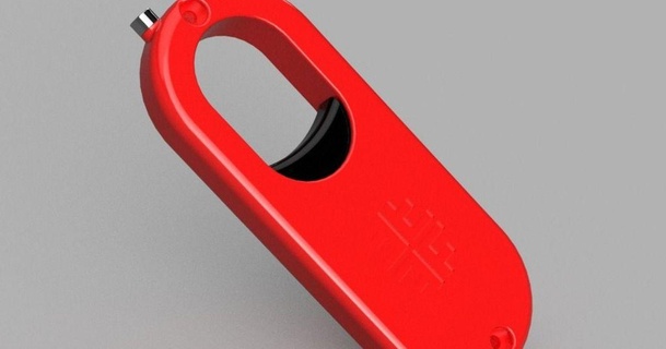 clicker federico squivel 3D Modelli gadget accendino scintilla thingiverse bavaglio 3d print model - Mito3D