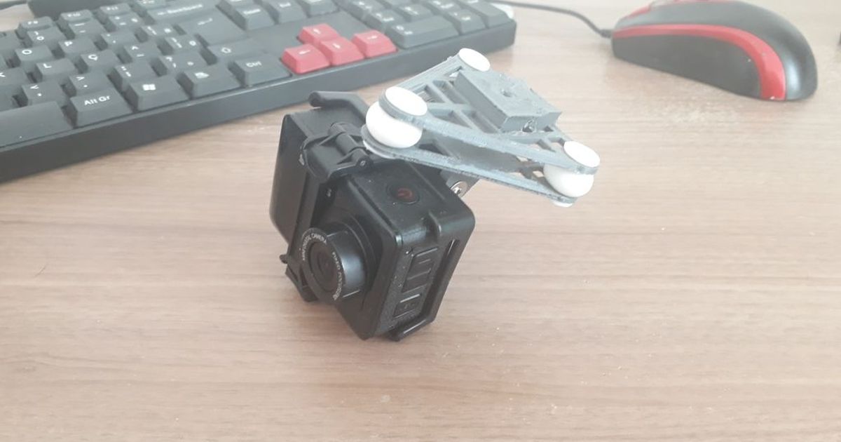 mjx insetti b3 può essere b3h eachine ex2h telecamera montare stabilizzatore delta gungriffonbr 3D Modelli passatempo creatori RC robotica clone thingiverse mjxrc 3D print model - Mito3D