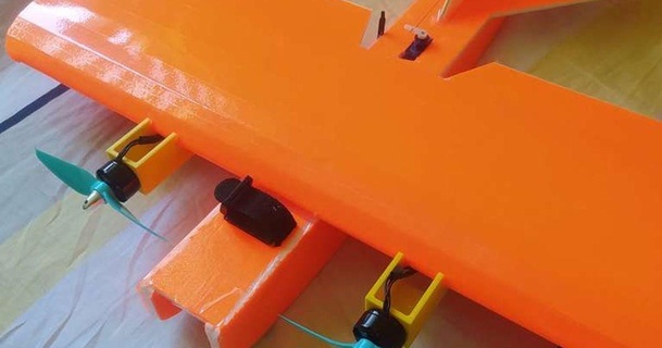 ft súper abeja ligero vaina michal00ss 3D modelos pasatiempo hacedores RC robótica rcplane flitetest avion thingiverse cartón pluma 3d print model - Mito3D