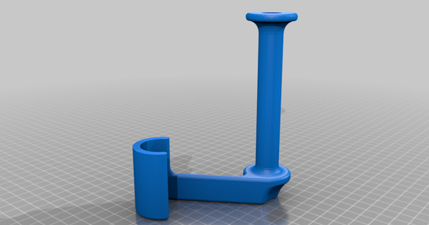 banheiro papel suporte aquecedor ligação aérea 3D modelos casa thingiverse 3d print model - Mito3D