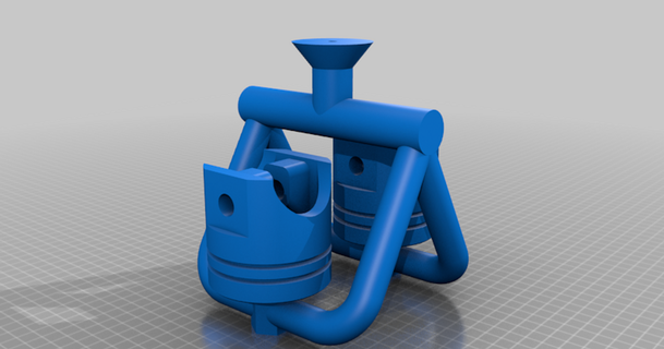 bohaboy-haas poppet valve steam engine steamboat ed 3D Models Hobby & Makers Other Ideas thingiverse steamengine lostplacasting 3d print model - Mito3D