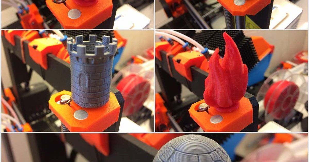 toppers prusa imprimantes mk2 mk2s ryan1705 Télécharger libre stl modèle imprimablescom 3d modèles mises niveau cristal étoile mort Dr Who tourelle laser prusai3 3D print model - Mito3D