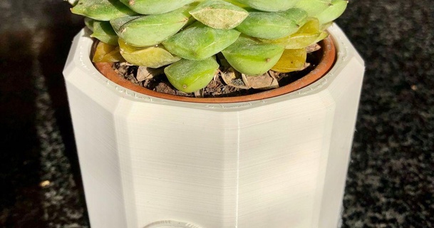 mini fiore pianta pentola feng shui girard stazione 3D Modelli domestico casa arredamento vaso fiori zen 3d print model - Mito3D
