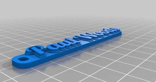 Paolo boschi portachiavi signorpaulwoods 3D Modelli moda Accessori thingiverse personalizzato 3d print model - Mito3D