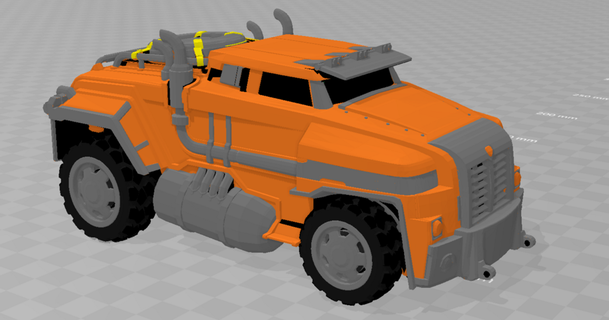 yol sopası xl roket lig büyük boybob 3D modeller oyuncaklar oyunlar Araçlar şeytani Roket Ligi ligi arabası arabaları 3d print model - Mito3D