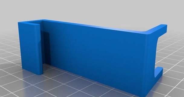 razor holder glass shower lcsteve 3D Models Household Bathroom hook thingiverse razorholder 3d print model - Mito3D