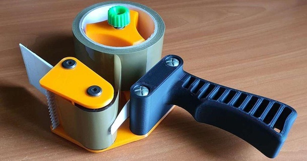 rodador ruban adh sif cinta pistola phio79 3D modelos pasatiempo hacedores herramientas herramienta caja manuales 3d print model - Mito3D