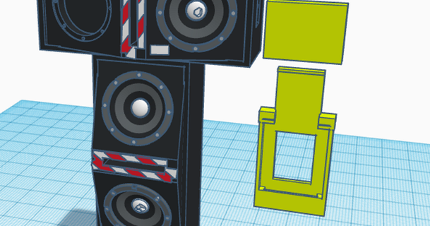 klf Weiß Zimmer Lautsprecher Polarix 3D Modelle Hobby Macher Ideen thingiverse 3d print model - Mito3D