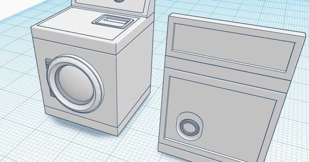 davanti Caricamento in corso asciugatrice polarix 3D Modelli passatempo creatori idee thingiverse 3d print model - Mito3D