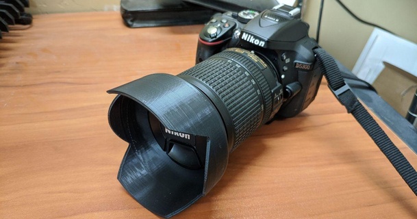 nikon hb-32 lens hood chuivanfleet 3D Models Gadgets Photo & Video dslrnikon lensehood 3d print model - Mito3D