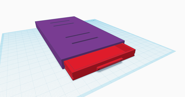 oculto cajón hacedor lluvia 3D modelos casa equipo 3d print model - Mito3D