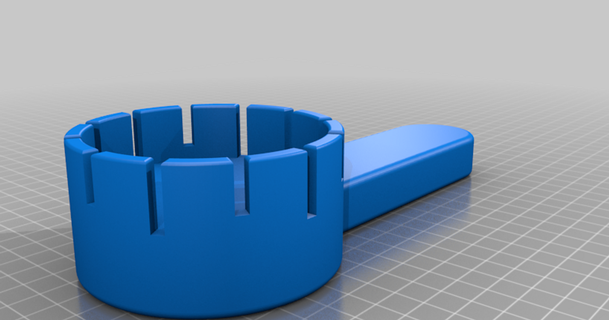 hdpe cap opener tool leucoemeraldine 3D Models Hobby & Makers Tools thingiverse 3d print model - Mito3D