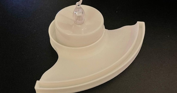 lithophane tea light holder mikeg1130 3D Models Art & Design Other Designs 3d print model - Mito3D