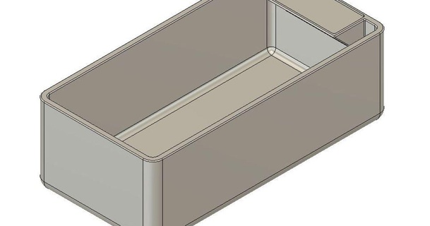 Schaller paramétrico caixa caixas mavric 3D modelos passatempo fabricantes organizadores Caixa ferramentas parafuso porta armazenamento Tormach 3d print model - Mito3D