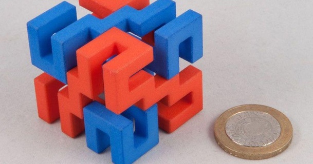superstringhe puzzle richgain 3D Modelli giocattoli Giochi Brain teasers casa thingiverse 3d print model - Mito3D