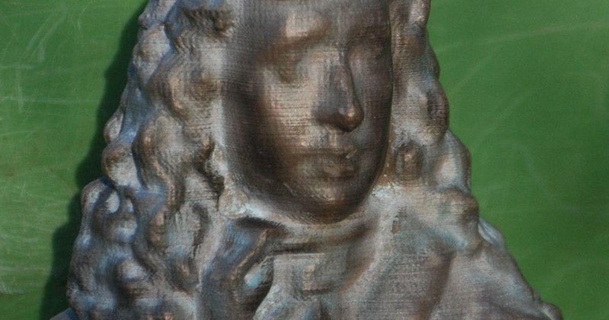 samuel pepys bust richgain 3D Models World & Scans People thingiverse 3d print model - Mito3D