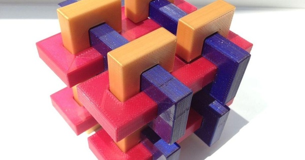 Donald osselaer Faraday 3 puzzle gain richesse 3D modèles jouets Jeux puzzles Brain teasers chose universelle 3d print model - Mito3D