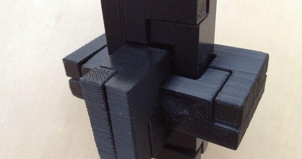 ibérico linces enigma logan Kleinwaks ganho rico 3D modelos brinquedos jogos quebra cabeças Brain teasers entrelaçado 3dprinter thingiverse rebarba 3d print model - Mito3D