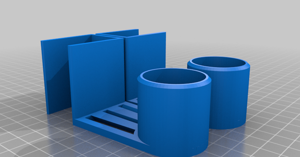 paper towel holder 25mm shelf zilverdael 3D Models Household Office thingiverse papertowel 3d print model - Mito3D