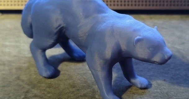 Wolverine heykelcik altıgen 3D modeller dünya taramalar hayvanlar mini hayvan minyatür model stl 3d print model - Mito3D