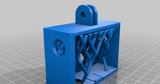 monte caso bainha gopro 4 prata piloto extremo 3D modelos passatempo fabricantes Ideias thingiverse 3d print model - Mito3D
