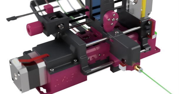 mancha v6 inteligente multi filamento alimentador bondtech engranajes tecnología gegg 3D modelos impresoras accesorios multimaterial mmu multicolor thingiverse 3d print model - Mito3D