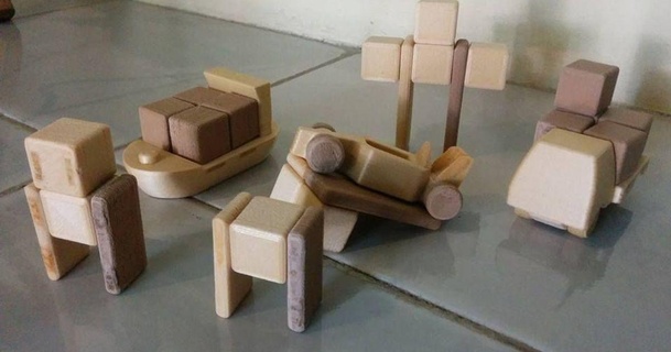 cargaison navire yuris 3D modèles jouets Jeux puzzles Brain teasers chose universelle 3d print model - Mito3D