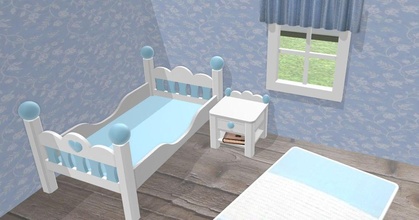 bedside table enely download free stl model printablescom 3d models toys & games bed bedroom bedsidetable furniture kids 3d print model - Mito3D