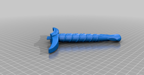 picada espada senhor argolas fdm remixar timira 3D modelos fantasias acessórios adereços Senhor Anéis thingiverse 3d print model - Mito3D