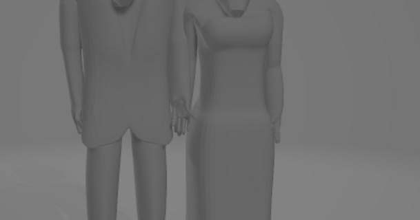 Waluigi Casamento bolo chapéu coco 3dhippo 3D modelos arte Projeto esculturas caketopper casamento 3d print model - Mito3D