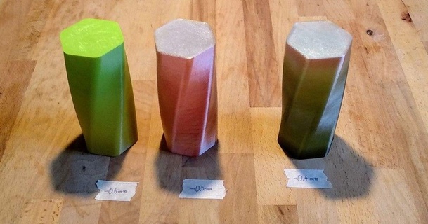 gliding vases titanox 3D Models Art & Design Sculptures hexagon vase cup container slider 3d print model - Mito3D