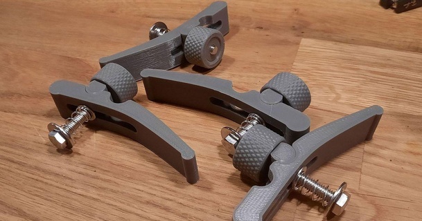t-track clamp t-nut halteklammer 100mm m6 f r cnc und andere snappy diy 3D Models Hobby & Makers Tools knob holder tnut 3d print model - Mito3D