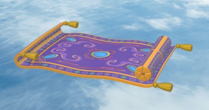 volador alfombra enely descargar gratis stl modelo imprimiblescom 3d modelos juguetes juegos Aladino calicóbicho voladora 3d print model - Mito3D