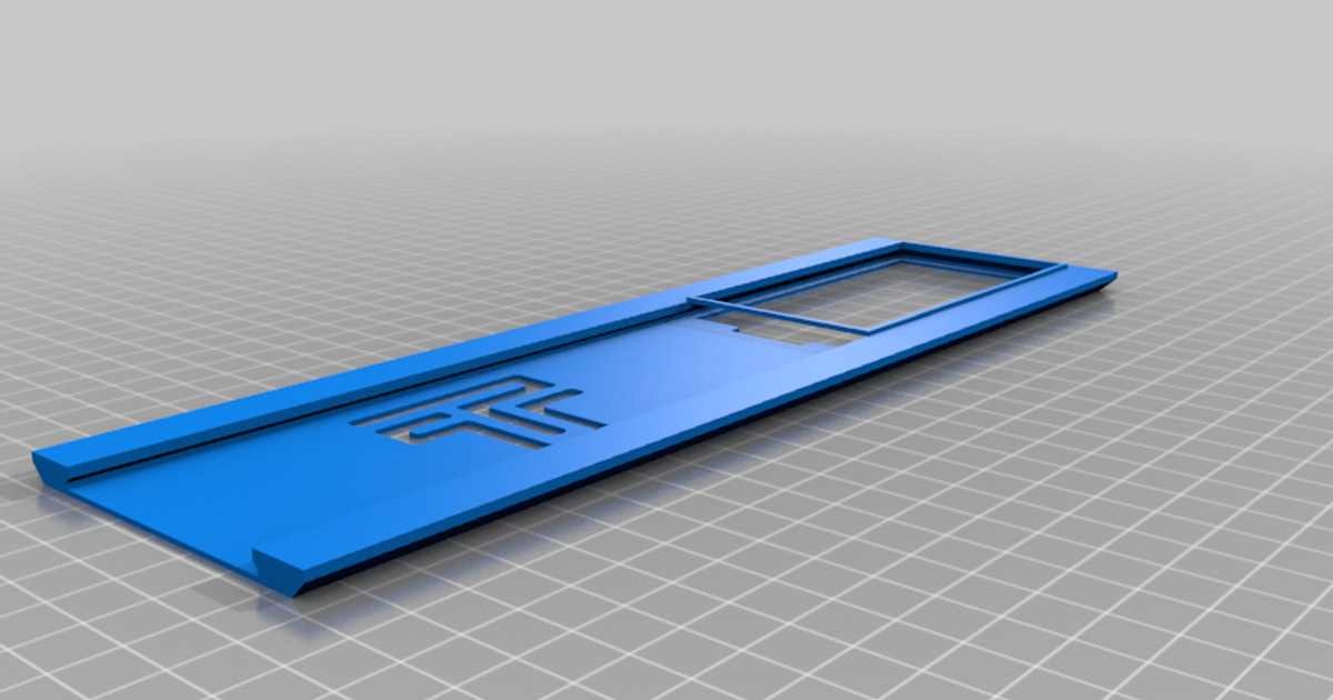 arbres bleu écran protecteur garde technique 3D modèles imprimantes accessoires chose universelle LCD twotrees deuxarbresbluerplus couvercle 39 lcd 3D print model - Mito3D