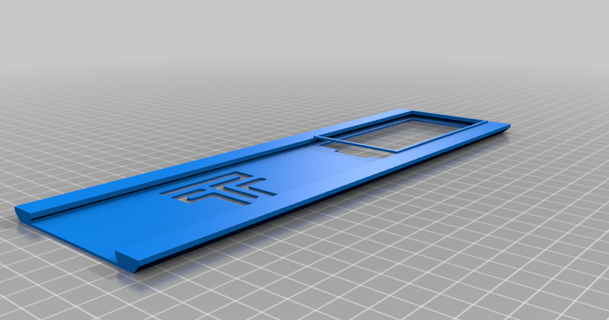 arboles azul pantalla protector Guardia técnico 3D modelos impresoras accesorios thingiverse LCD árboles dosarbolesbluerplus cubierta lcd 3d print model - Mito3D