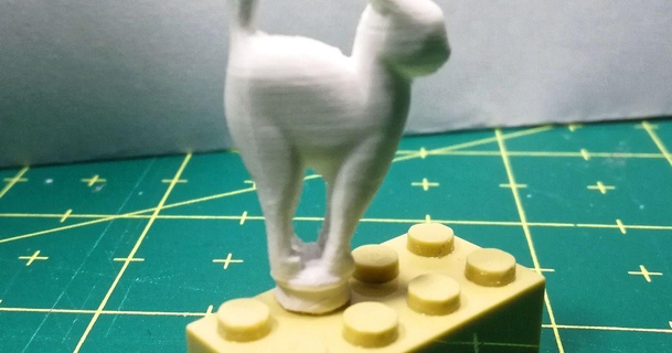 gato semental Lego compatible burbuja 3D modelos juguetes juegos acción cifras estatuas gato Lego legocompatible 3d print model - Mito3D