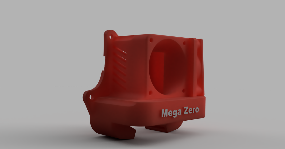 mega cero 10 mini satsana logo 40mm despeje lente montar disidente 3D modelos impresoras impresora partes actualizaciones anycubicmegazero 3D print model - Mito3D