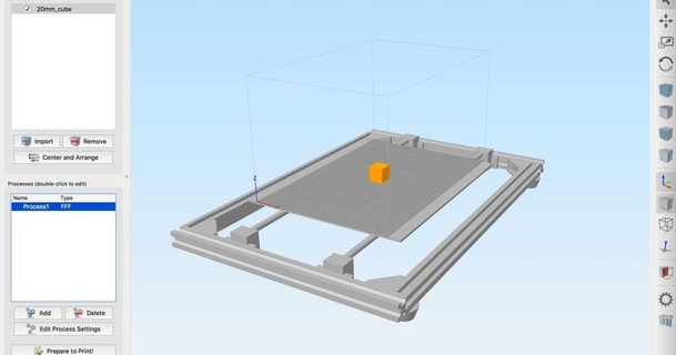 hictop 3dp12 - bed stephen mott 3D Models Printers Accessories thingiverse simplify3d 3d print model - Mito3D