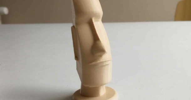 moai cabeza Pascua Resurrección isla base burbuja 3D modelos Arte diseño esculturas 3d print model - Mito3D