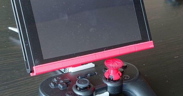 Adapter Arm Schalter Halter Unterstützung oktoetwas 3D Modelle Gadgets Video Spiele Nintendo 3d print model - Mito3D