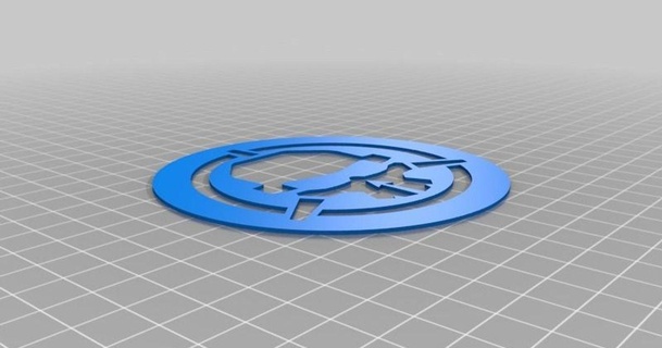 rotore sommossa logo stencil kpv 3D Modelli passatempo creatori RC robotica thingiverse multirotore rotorriot 3d print model - Mito3D
