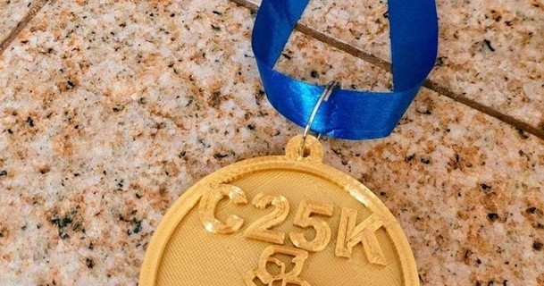 c25k medal couch 5k chris 3D Models Sports & Outdoor Other running sports thingiverse training 3d print model - Mito3D