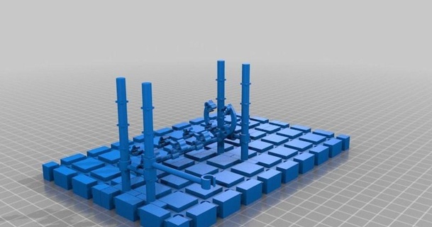 lairdwarp montaña rusa deformación espacial compatible terrateniente popkin 3D modelos juguetes juegos edificio thingiverse personalizado 3d print model - Mito3D