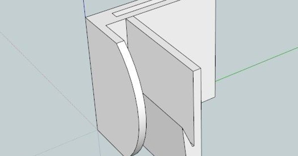 destek klips res 3D modeller yazıcılar Aksesuarlar 3d Kulp Bölüm 3D print model - Mito3D