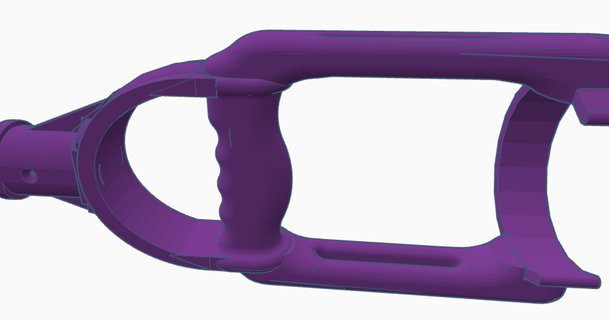power-handle arthur diamondhands 3D Models Hobby & Makers Tools handle grip shovel snow bracket 3d print model - Mito3D