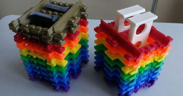Lego entrenar pistas organizador burbuja 3D modelos juguetes juegos legocompatible legotrack 3d print model - Mito3D