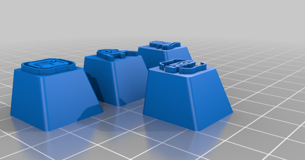 tapfer Kammer Tastenkappen Billybones 3D Modelle Spielzeuge Spiele thingiverse 3d print model - Mito3D